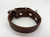 Brown Leather Bicep Strap With D-Ring – Custom Size by Restrict Gear — product image 5