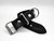 Black Leather Bicep Strap With D-Ring – Custom Size