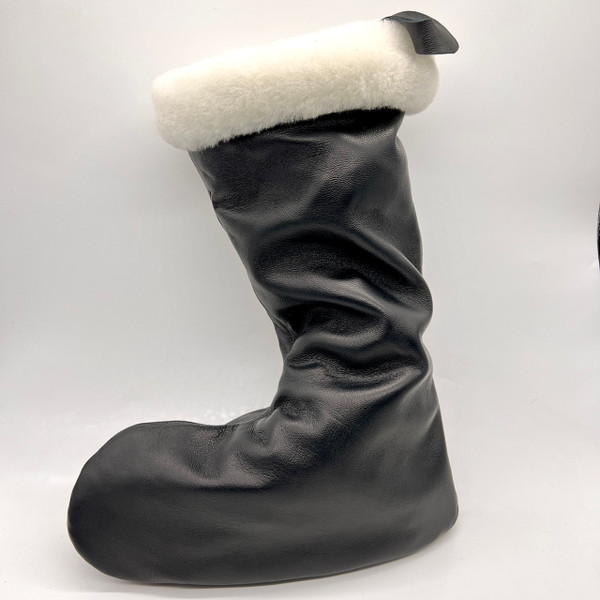 Black Leather Christmas Stocking by Restrict Gear — product image 1