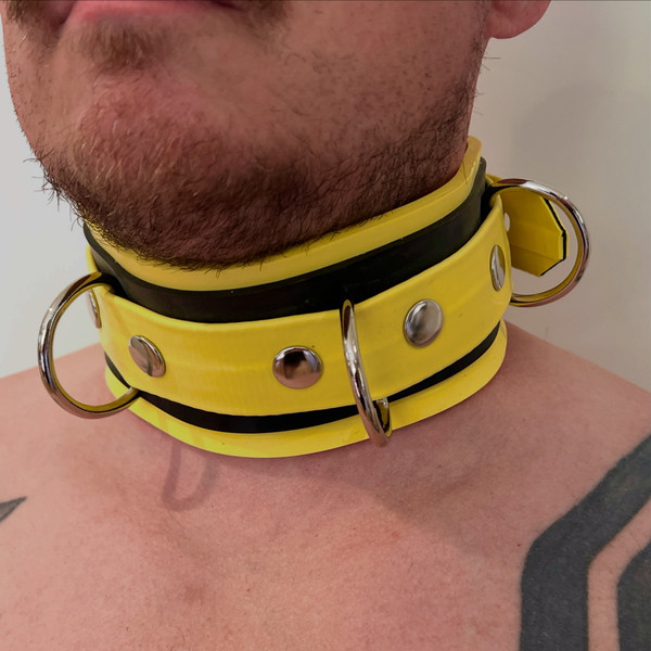 Skinslick - Collar  - Solid Latex Bondage Collar