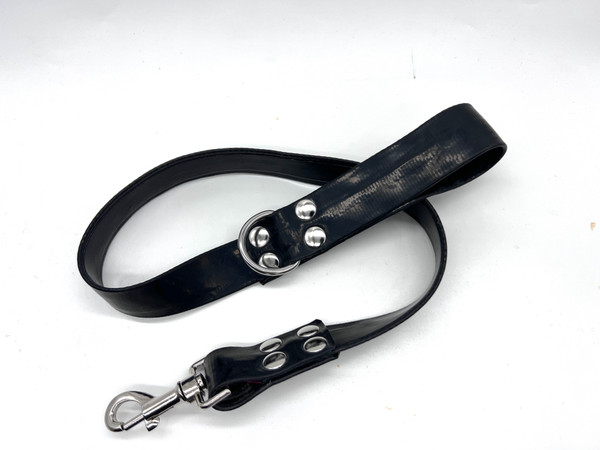 Rubber-Coated Latex Dog Lead — 30” | Solid Core, Clip Fastening & D-Ring Handle | Custom Colour Options by Restrict Gear — product image 1