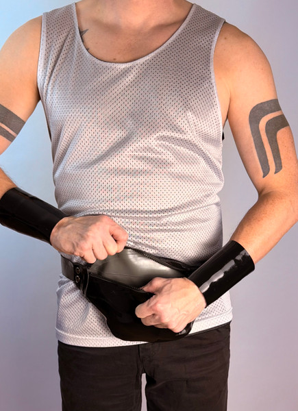 SALE  The Restrict Gear Full Latex Bum Bag - Customisable was £129 now £100