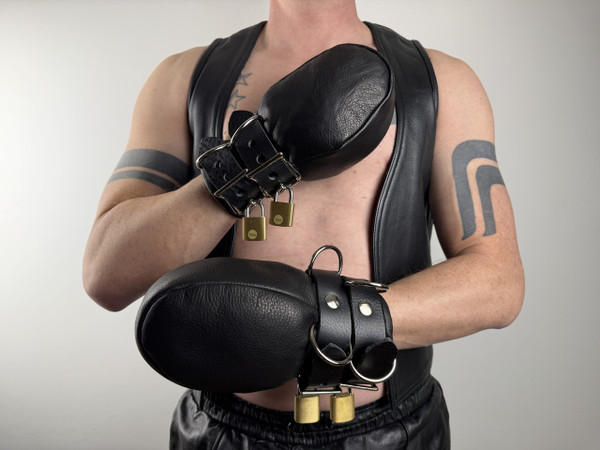 SALE -  Leather Padded Containment Mitt — Type 01 - was £260 now £230