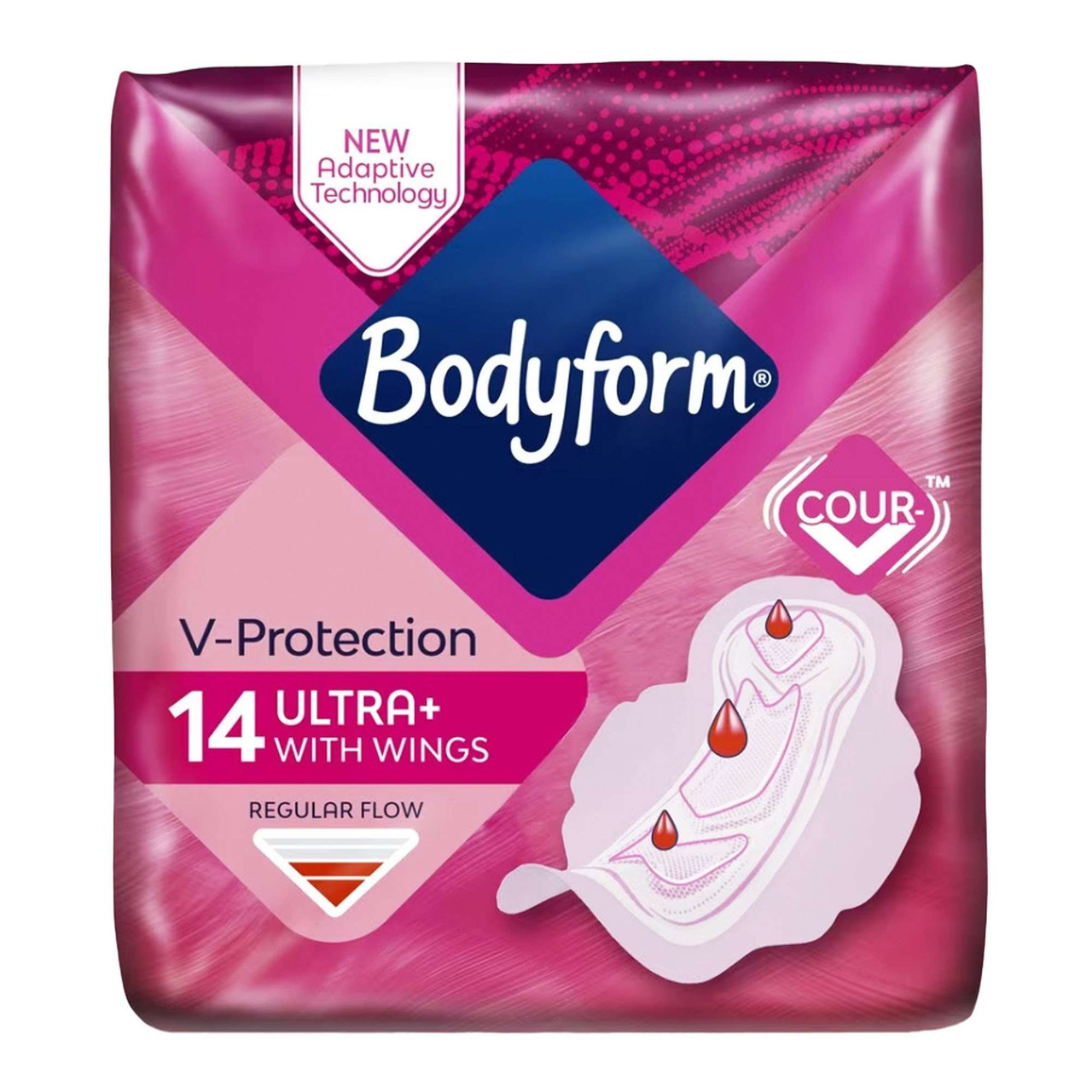 Bodyform Ultra Normal with Wings 14 Pack | withaid