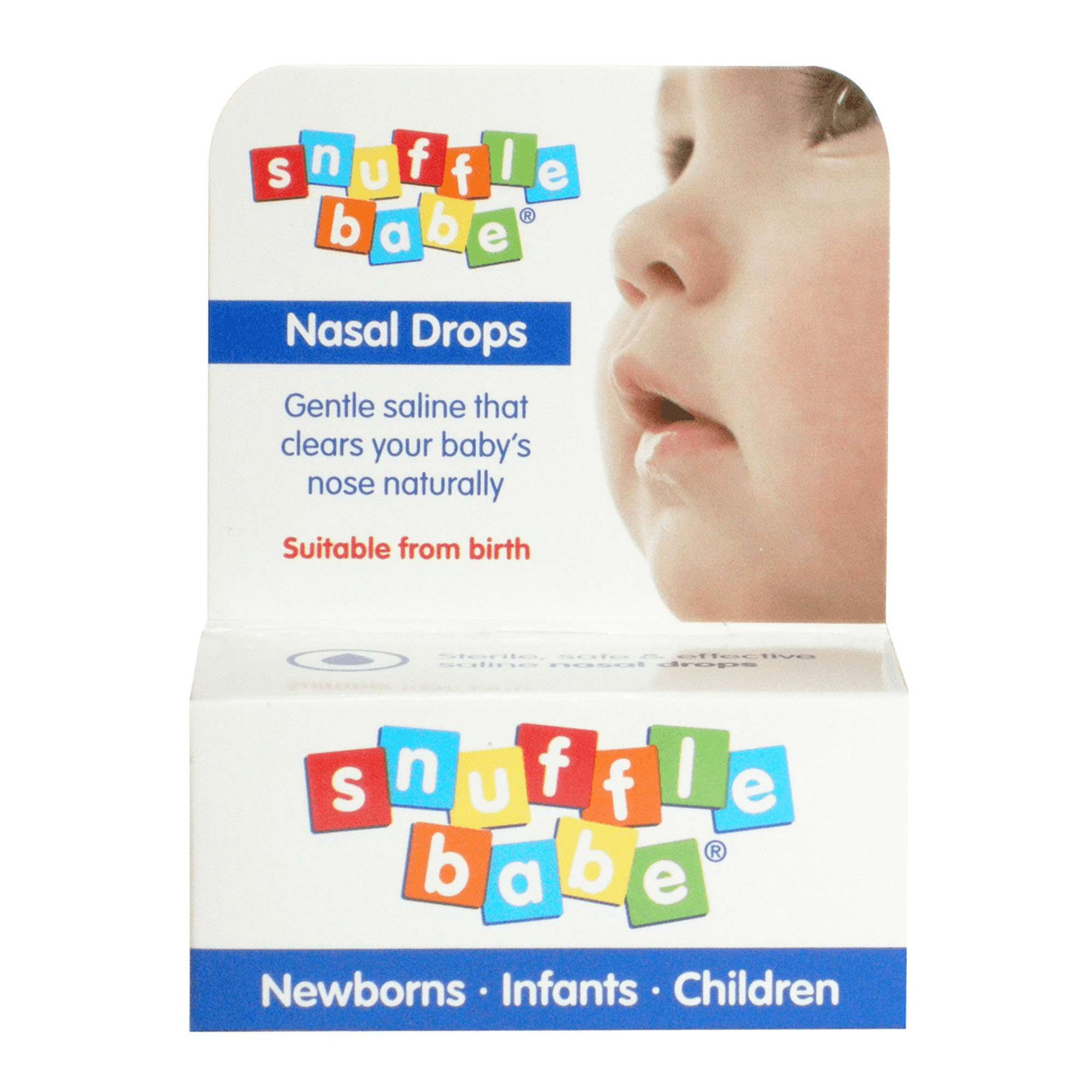Snufflebabe Nasal Drops 10ml - Soothe Baby's Congested Nose