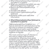 Numark Chloramphenicol 1% w/w Eye Ointment PIL Page 2