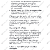 Numark Chloramphenicol 1% w/w Eye Ointment PIL Page 9