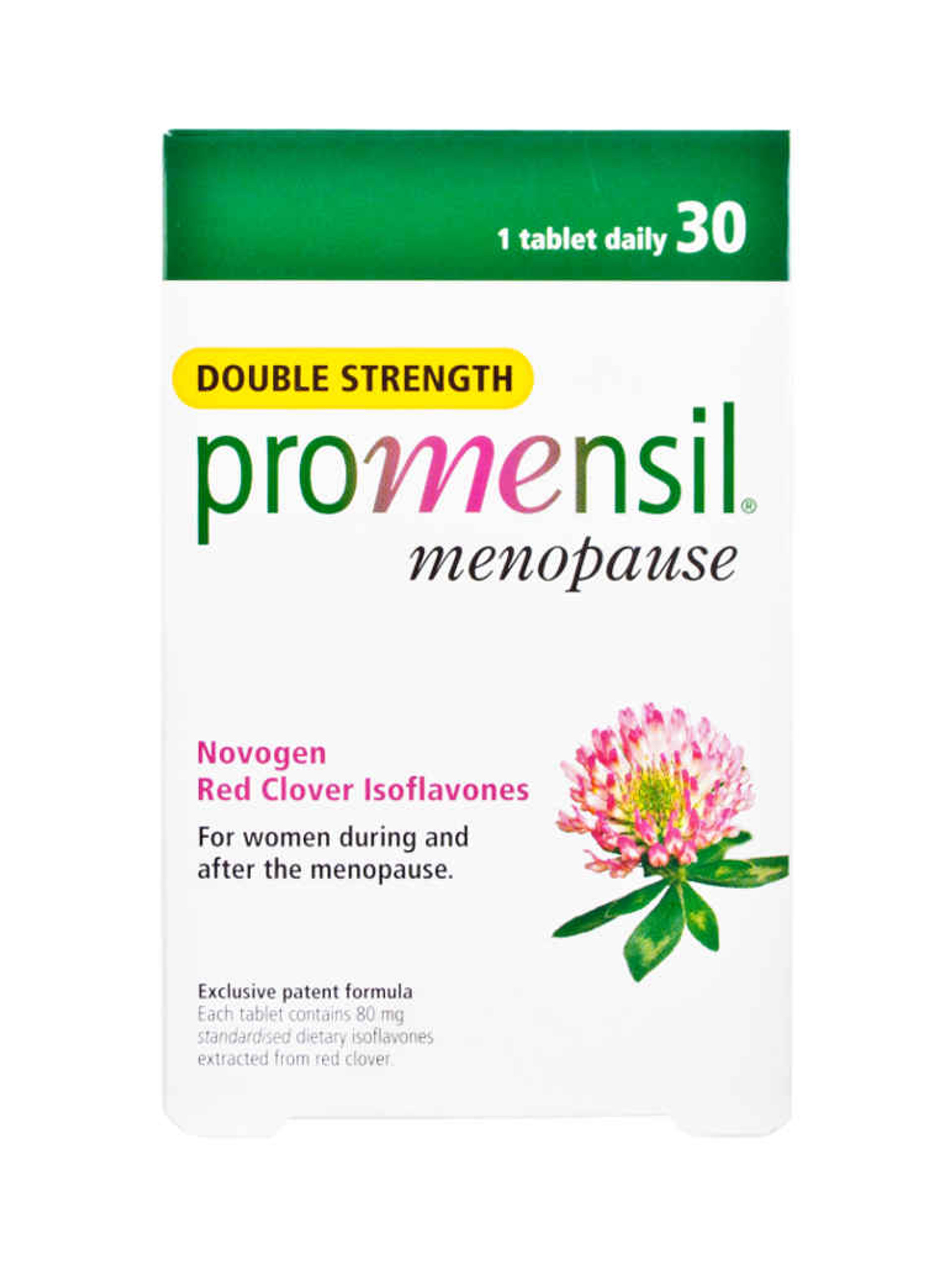 Promensil Menopause Double Strength 30 Tablets withaid