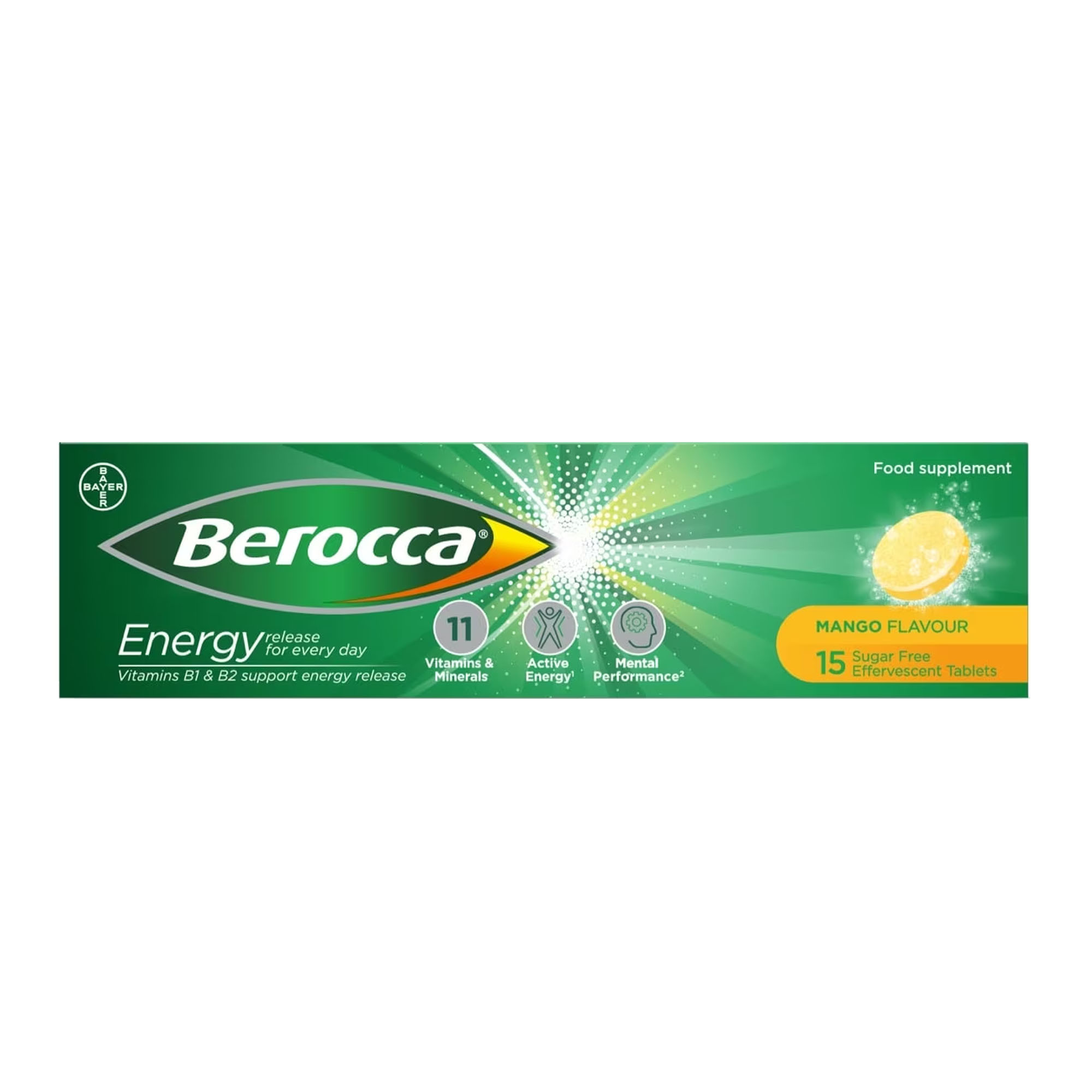 Berocca Immuno Effervescent Tablets - Including Vitamin D, C, A, B6, B