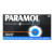 Front: A package of Paramol tablets, featuring a black design with white and blue text. The brand name "Paramol" is at the top, with "Paracetamol + Dihydrocodeine" listed below.