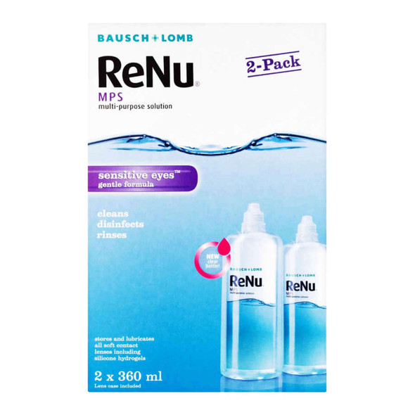 Bausch & Lomb ReNu Multi-Purpose Solution for Sensitive Eyes 2 x 360ml
