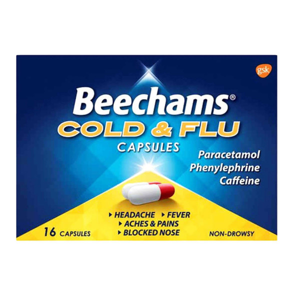 Beechams Cold & Flu 16 Capsules