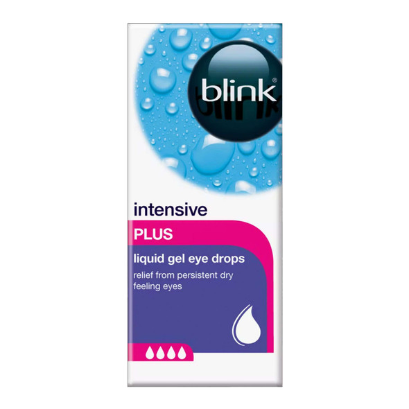 Blink Intensive Plus Liquid Gel Eye Drops 10ml