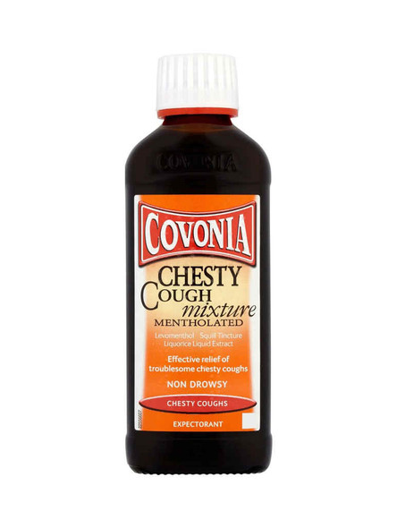 Covonia Chesty Cough Mixture Mentholated 150ml