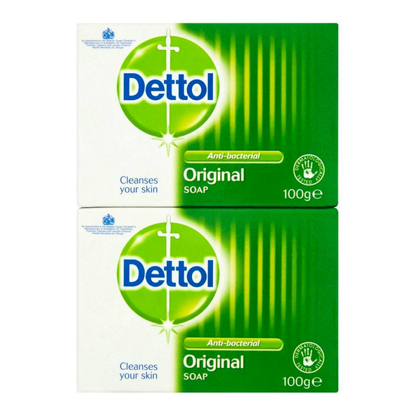Dettol Anti-Bacterial Original Soap 2 Pack