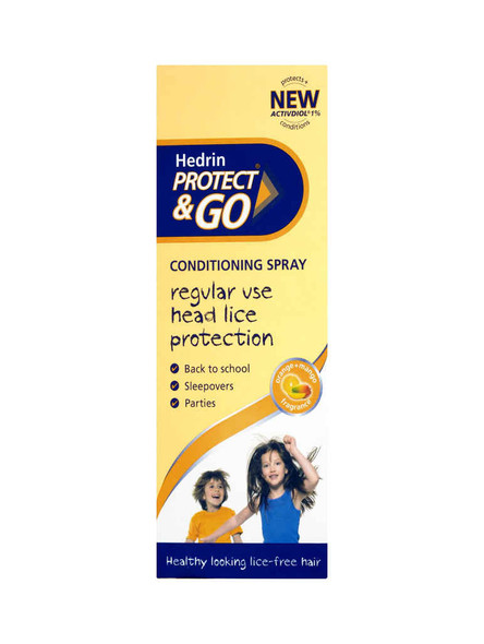 Hedrin Protect & Go Head Lice Spray 200ml