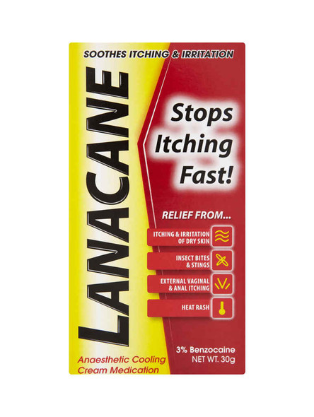 Lanacane Medicated Cream Tube 30g