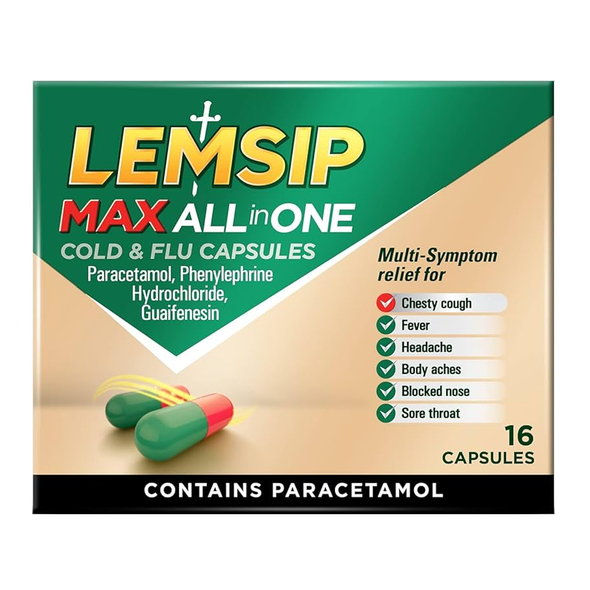 Lemsip Max All in One Capsules 16