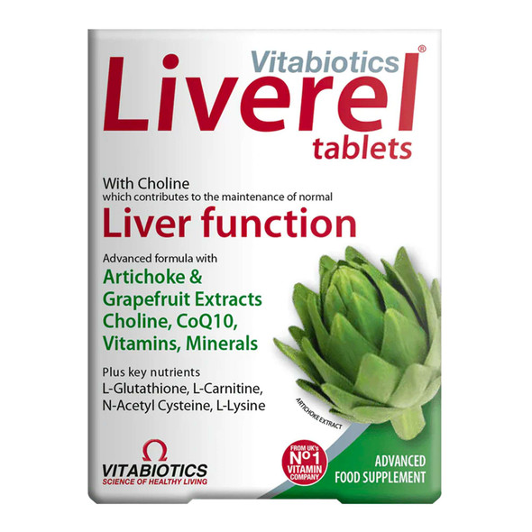 Vitabiotics Liverel 60 Tablets