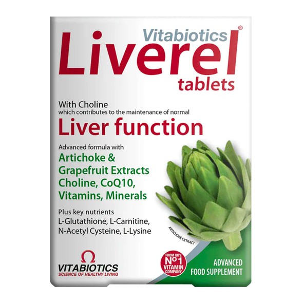 Vitabiotics Liverel 60 Tablets