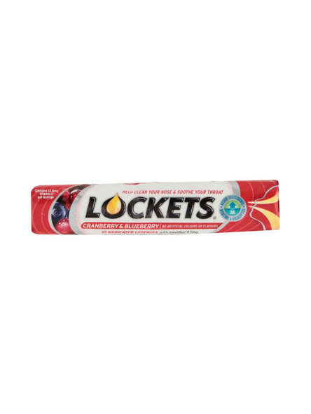 Lockets Vitamin C Cranberry & Blueberry 10 Lozenges