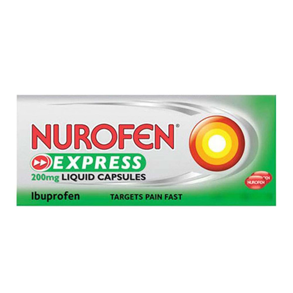 Nurofen Express 200mg 30 Liquid Capsules