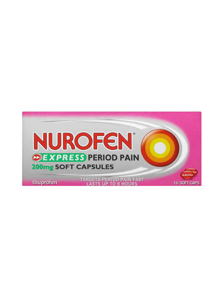 Nurofen Express Period Pain 16 Capsules