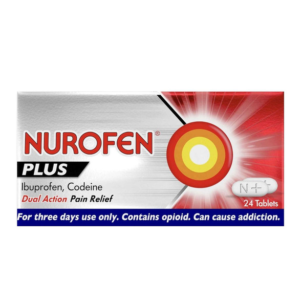 Nurofen Plus Tablets 24 pack pain relief medication