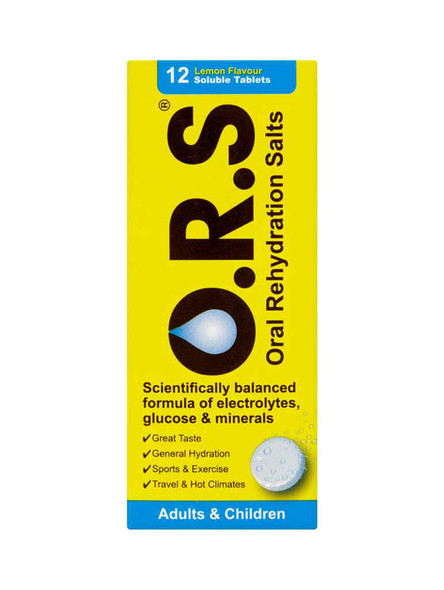 O.R.S Lemon Hydration 12 Tablets