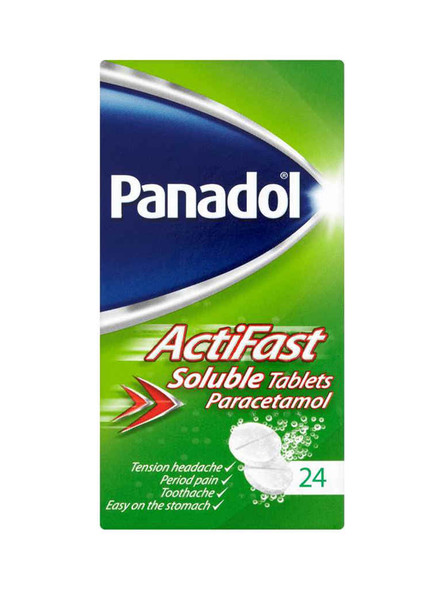 Panadol ActiFast Soluble 24 Tablets