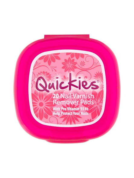 Quickies Nail Varnish Remover 20 Pads