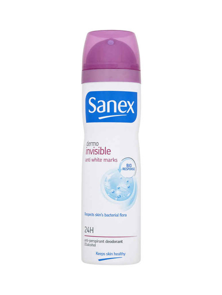 Sanex Dermo Invisible Deodorant Aerosol 150ml