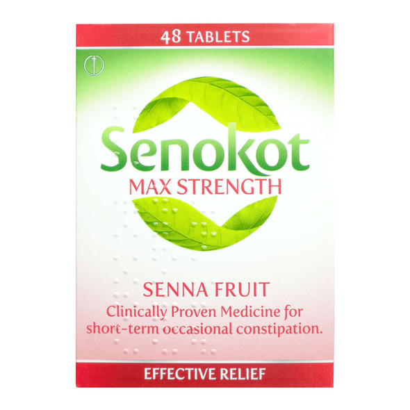 Senokot Max Strength 48 Tablets