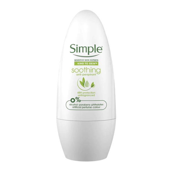 Simple Antiperspirant Roll-On 50ml