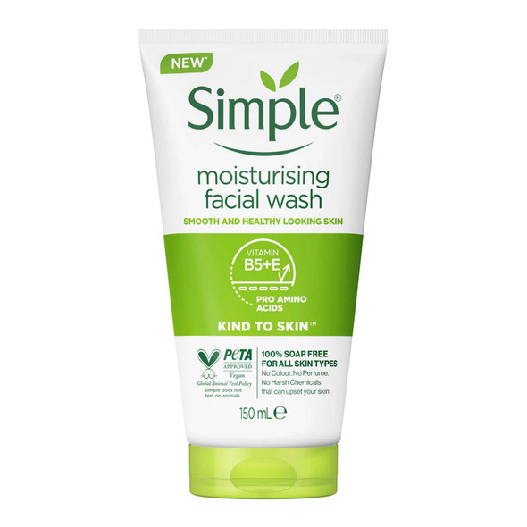 Simple Kind To Skin Moisturising Facial Wash 150ml