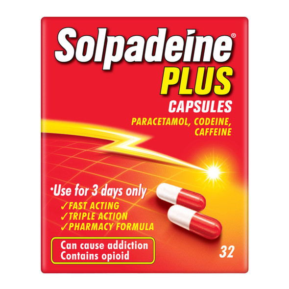 Solpadeine Plus 32 Capsules