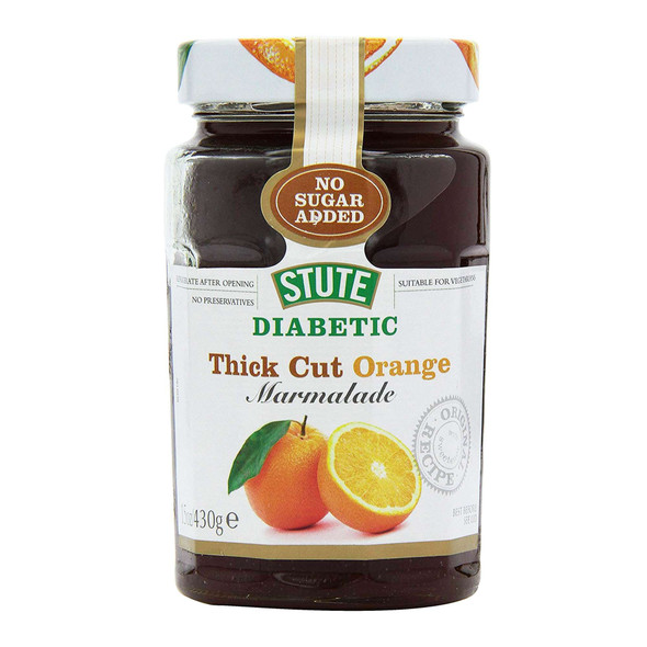 Stute Diabetic Thick Cut Orange Marmalade 430g