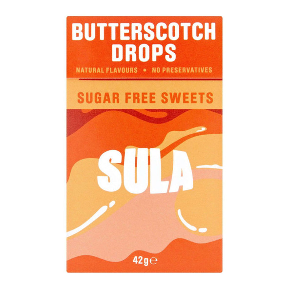 Sula Butterscotch Sugar Free Sweets 42g