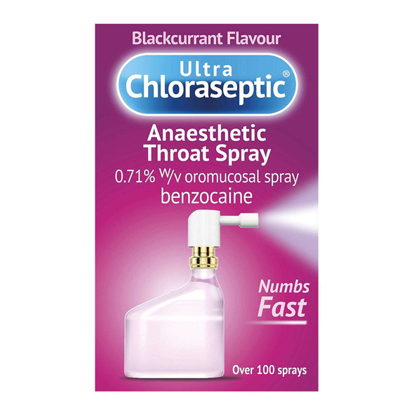 Ultra Chloraseptic Blackcurrant Throat Spray 15ml