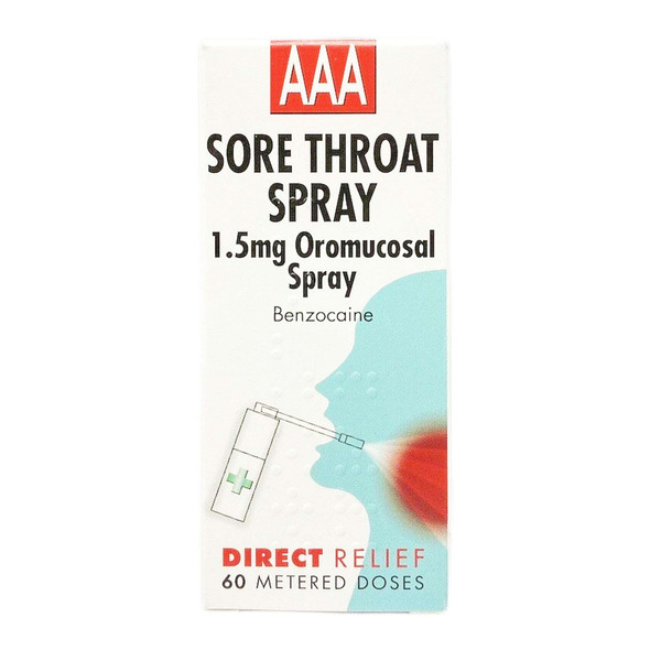 AAA Sore Throat Spray 60 Doses