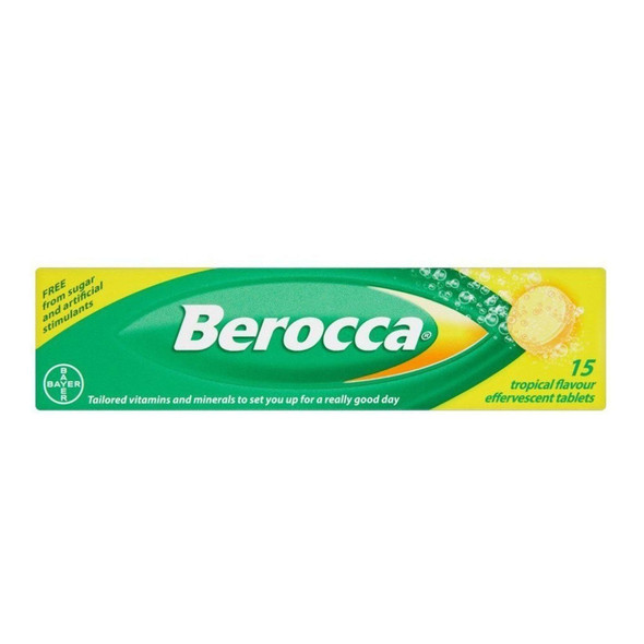 Berocca Tropical Effervescent 15 Tablets