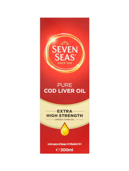 Seven Seas Pure Cod Liver Oil Extra High Strength 300ml