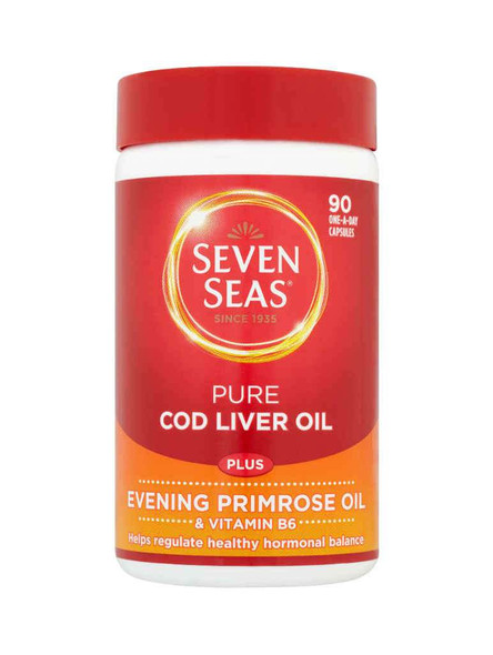 Seven Seas Pure Cod Liver & Evening Primrose Oil 90 Capsules