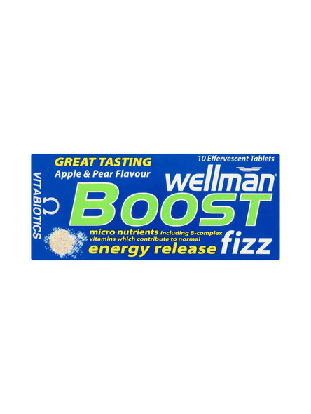 WellMan Boost Effervescent Energy Release 10 Tablets