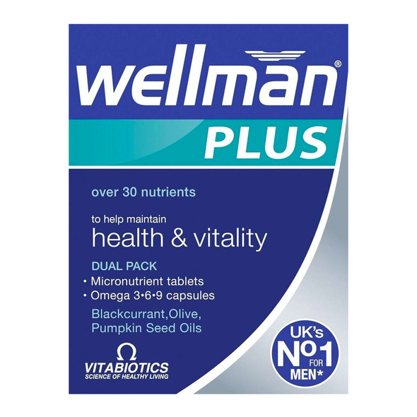 Vitabiotics Wellman Plus 56 Tablets