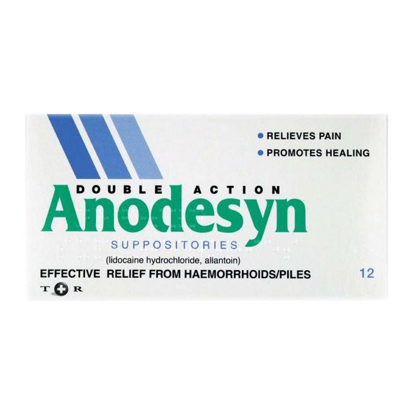 Anodesyn 12 Suppositories