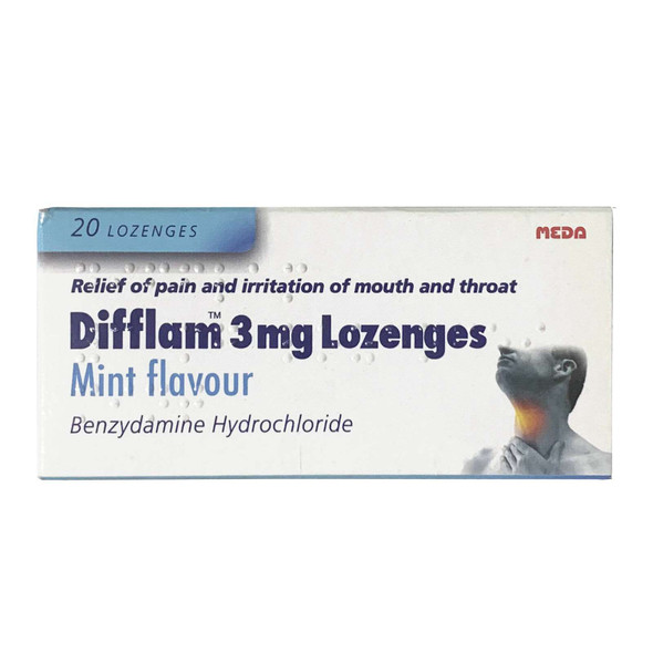 Difflam Mint 20 Lozenges