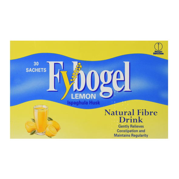 Fybogel Lemon Ispaghula Natural Fibre Drink Sachets 30