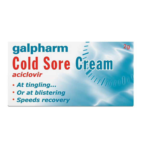 Galpharm Cold Sore Aciclorvir Cream 2g