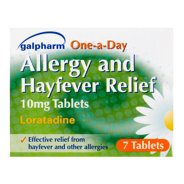 Galpharm Loratadine Allergy and Hayfever Tablets 7